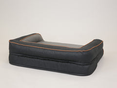 Beckley Dog Sofa Bed - Midnight / Dove, Medium