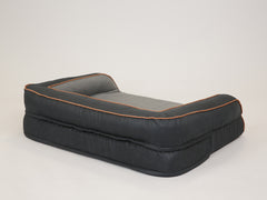 Beckley Dog Sofa Bed - Midnight / Dove, Medium