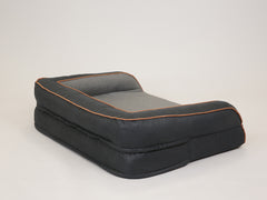 Beckley Dog Sofa Bed - Midnight / Dove, Medium
