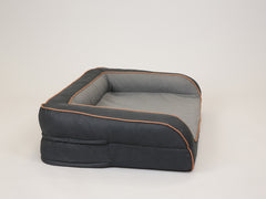 Beckley Dog Sofa Bed - Midnight / Dove, Medium