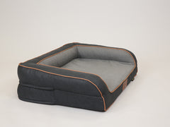 Beckley Dog Sofa Bed - Midnight / Dove, Medium
