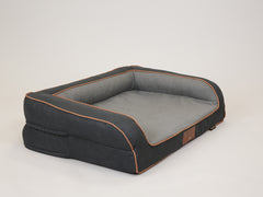 Beckley Dog Sofa Bed - Midnight / Dove, Medium