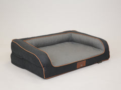 Beckley Dog Sofa Bed - Midnight / Dove, Medium