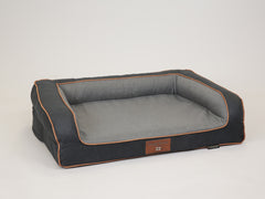 Beckley Dog Sofa Bed - Midnight / Dove, Medium