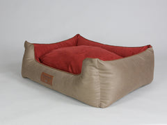 Selbourne Orthopaedic Walled Dog Bed - Ginger / Chestnut, X-Large