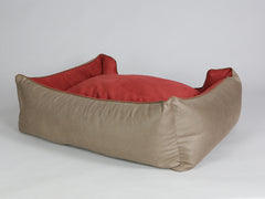 Selbourne Orthopaedic Walled Dog Bed - Ginger / Chestnut, X-Large