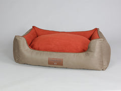 Selbourne Orthopaedic Walled Dog Bed - Ginger / Ember, X-Large