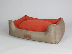 Selbourne Orthopaedic Walled Dog Bed - Ginger / Ember, X-Large