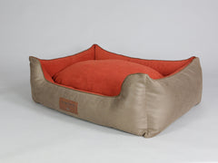 Selbourne Orthopaedic Walled Dog Bed - Ginger / Ember, X-Large