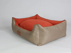 Selbourne Orthopaedic Walled Dog Bed - Ginger / Ember, X-Large