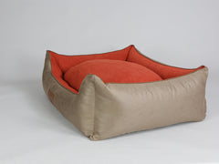 Selbourne Orthopaedic Walled Dog Bed - Ginger / Ember, X-Large