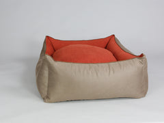 Selbourne Orthopaedic Walled Dog Bed - Ginger / Ember, X-Large