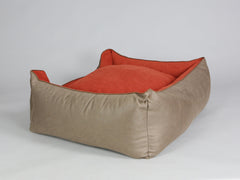 Selbourne Orthopaedic Walled Dog Bed - Ginger / Ember, X-Large