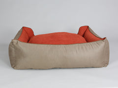 Selbourne Orthopaedic Walled Dog Bed - Ginger / Ember, X-Large