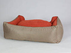 Selbourne Orthopaedic Walled Dog Bed - Ginger / Ember, X-Large