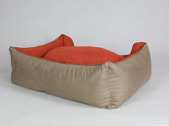 Selbourne Orthopaedic Walled Dog Bed - Ginger / Ember, X-Large