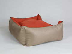 Selbourne Orthopaedic Walled Dog Bed - Ginger / Ember, X-Large