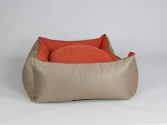 Selbourne Orthopaedic Walled Dog Bed - Ginger / Ember, X-Large