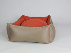 Selbourne Orthopaedic Walled Dog Bed - Ginger / Ember, X-Large