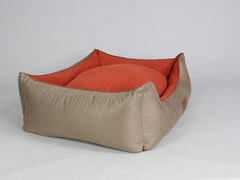 Selbourne Orthopaedic Walled Dog Bed - Ginger / Ember, X-Large