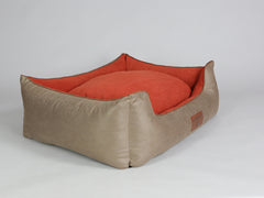 Selbourne Orthopaedic Walled Dog Bed - Ginger / Ember, X-Large