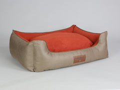 Selbourne Orthopaedic Walled Dog Bed - Ginger / Ember, X-Large