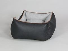 Exbury Orthopaedic Walled Dog Bed - Black Coffee / Frost, Small