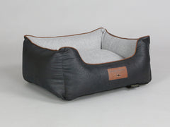 Exbury Orthopaedic Walled Dog Bed - Black Coffee / Frost, Small