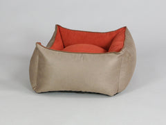 Selbourne Orthopaedic Walled Dog Bed - Ginger / Ember, Small