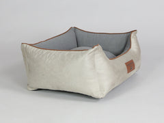 Selbourne Orthopaedic Walled Dog Bed - Taupe / Ash, Small