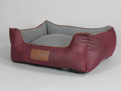 Exbury Orthopaedic Walled Dog Bed - Chianti / Ash, Medium