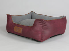 Exbury Orthopaedic Walled Dog Bed - Chianti / Ash, Medium