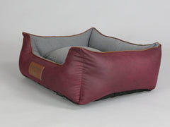 Exbury Orthopaedic Walled Dog Bed - Chianti / Ash, Medium