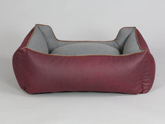 Exbury Orthopaedic Walled Dog Bed - Chianti / Ash, Medium