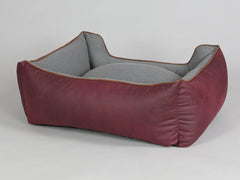 Exbury Orthopaedic Walled Dog Bed - Chianti / Ash, Medium