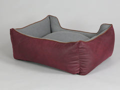 Exbury Orthopaedic Walled Dog Bed - Chianti / Ash, Medium