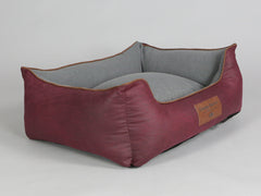 Exbury Orthopaedic Walled Dog Bed - Chianti / Ash, Medium