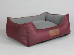 Exbury Orthopaedic Walled Dog Bed - Chianti / Ash, Medium