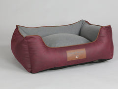 Exbury Orthopaedic Walled Dog Bed - Chianti / Ash, Medium