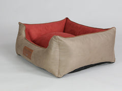 Selbourne Orthopaedic Walled Dog Bed - Ginger / Chestnut, Medium