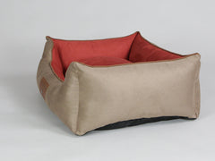 Selbourne Orthopaedic Walled Dog Bed - Ginger / Chestnut, Medium