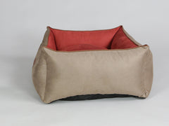 Selbourne Orthopaedic Walled Dog Bed - Ginger / Chestnut, Medium