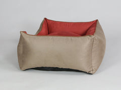 Selbourne Orthopaedic Walled Dog Bed - Ginger / Chestnut, Medium