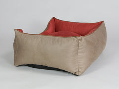 Selbourne Orthopaedic Walled Dog Bed - Ginger / Chestnut, Medium