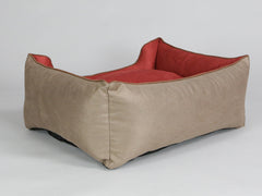 Selbourne Orthopaedic Walled Dog Bed - Ginger / Chestnut, Medium