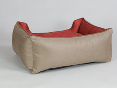 Selbourne Orthopaedic Walled Dog Bed - Ginger / Chestnut, Medium