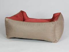Selbourne Orthopaedic Walled Dog Bed - Ginger / Chestnut, Medium