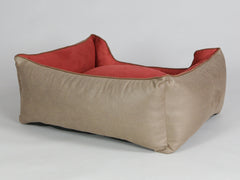 Selbourne Orthopaedic Walled Dog Bed - Ginger / Chestnut, Medium