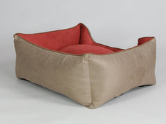 Selbourne Orthopaedic Walled Dog Bed - Ginger / Chestnut, Medium