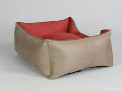 Selbourne Orthopaedic Walled Dog Bed - Ginger / Chestnut, Medium